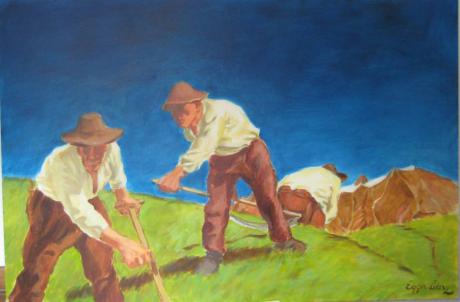 Die Mäher - Alois Berger - Array auf - Array - Array Die Mäher - Alois Berger - Array auf - Array - Array