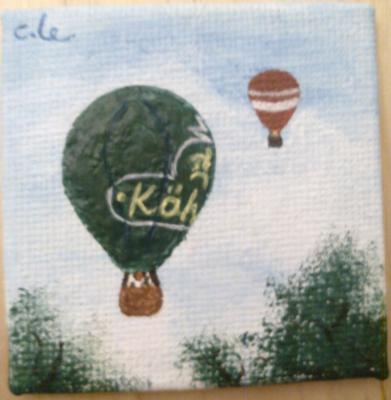 -ein kleines kunstwerk-heißluftballons - c. lemke - auf - Array - -ein kleines kunstwerk-heißluftballons - c. lemke - auf - Array -
