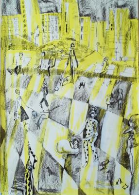 -Moderne Stadtlandschaft-- - natia antadze - Array auf - Array - -Moderne Stadtlandschaft-- - natia antadze - Array auf - Array -