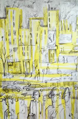 -Moderne Stadtlandschaft-- - natia antadze - Array auf - Array - -Moderne Stadtlandschaft-- - natia antadze - Array auf - Array -