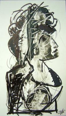 ---Dame mit Kopfschmuck - Karl-Heinz Schicht - Array auf Array - Array - ---Dame mit Kopfschmuck - Karl-Heinz Schicht - Array auf Array - Array -