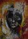 Maske - Kiki Maria - Acryl auf Leinwand - Reisen-Religion-Gesichter-Männer-Hitze-Stärke - Expressionismus Maske - Kiki Maria - Acryl auf Leinwand - Reisen-Religion-Gesichter-Männer-Hitze-Stärke - Expressionismus