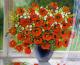 ---Poppies Bouquet in the Window ---Poppies Bouquet in the Window