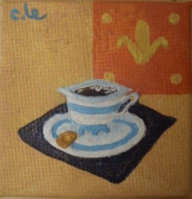 -ein kleines kunstwerk- tasse kaffee- - c. lemke - Array auf Array - Array - Array -ein kleines kunstwerk- tasse kaffee- - c. lemke - Array auf Array - Array - Array