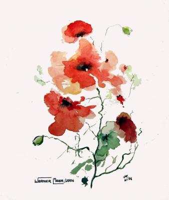 Mohnblumen 2 (2006) - Werner Meier - Array auf Array - Array - Mohnblumen 2 (2006) - Werner Meier - Array auf Array - Array -