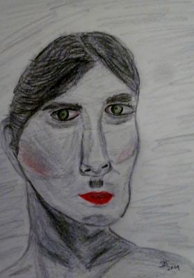 Adele Idlar, Damenbartpatientin - Juergen Schneider - Array auf Array - Array - 