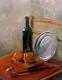 Stilleben - Mircea Cozma - Ãl auf Leinwand - Stillleben - Realismus Stilleben - Mircea Cozma - Ãl auf Leinwand - Stillleben - Realismus