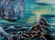 zwei Horizonte - Karin Foellmer - Acryl auf Leinwand - Fantastisch-Mystik-Landschaft-Sonstiges - Klassisch zwei Horizonte - Karin Foellmer - Acryl auf Leinwand - Fantastisch-Mystik-Landschaft-Sonstiges - Klassisch