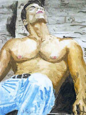 Sonnender Mann - André Hein - Array auf Array - Array - Array Sonnender Mann - André Hein - Array auf Array - Array - Array