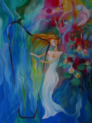 Die Harfespielerin - elena zjazeva - Array auf Array - Array - Array Die Harfespielerin - elena zjazeva - Array auf Array - Array - Array