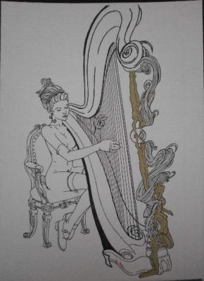 die Harfenistin - Clemens Redwig - Array auf Array - Array - die Harfenistin - Clemens Redwig - Array auf Array - Array -