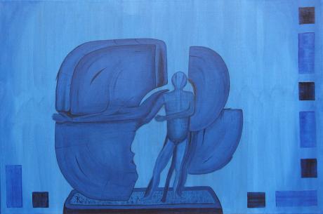 Mensch im Kreis - Karin Fricke - auf Array - Array - Mensch im Kreis - Karin Fricke - auf Array - Array -