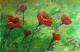 Sommer - Aleks Wagner - Acryl auf Papier - Mohn-Wiese - Abstrakt-Klassisch Sommer - Aleks Wagner - Acryl auf Papier - Mohn-Wiese - Abstrakt-Klassisch