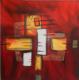 Abstraktes Rot - Ramona Radke - Acryl auf Leinwand - - Abstrakt Abstraktes Rot - Ramona Radke - Acryl auf Leinwand - - Abstrakt