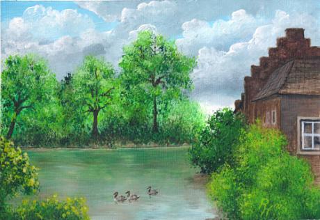 Schloss Wittringen mit Gänsen - Rainer Hillebrand - Array auf Array - Array - Array Schloss Wittringen mit Gänsen - Rainer Hillebrand - Array auf Array - Array - Array