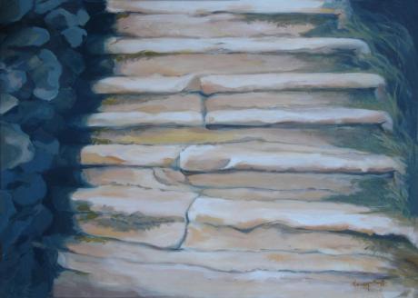 Steintreppe in Frankreich - ingrid wenz-gahler - Array auf Array - Array - Steintreppe in Frankreich - ingrid wenz-gahler - Array auf Array - Array -