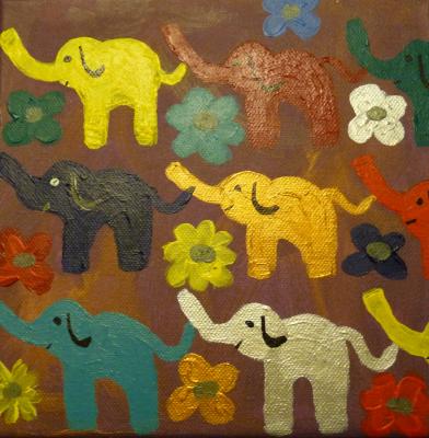 Elefanten - Aleksandra Schoenfeld - Array auf Array - Array - Elefanten - Aleksandra Schoenfeld - Array auf Array - Array -