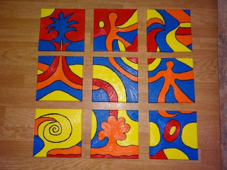 Bunte Welt - Jeannette Kneis - Array auf Array - Array - 