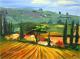 In der Toscana - Werner Meier - Acryl auf Karton - Botanik-Himmel-Wiese-Wolken - Naturalismus In der Toscana - Werner Meier - Acryl auf Karton - Botanik-Himmel-Wiese-Wolken - Naturalismus