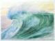 Welle - Evelyn Brosche - Aquarell auf - Meer - Welle - Evelyn Brosche - Aquarell auf - Meer -