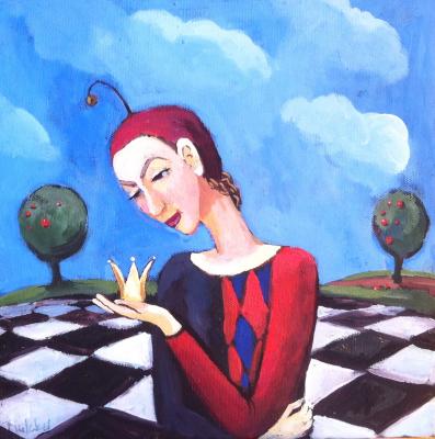 Harlekin mit der Krone - Svetlana KUNST - auf - Array - Harlekin mit der Krone - Svetlana KUNST - auf - Array -