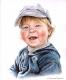 Little Boy - Nicole Zeug - Farbstift auf - Kinder - Little Boy - Nicole Zeug - Farbstift auf - Kinder -