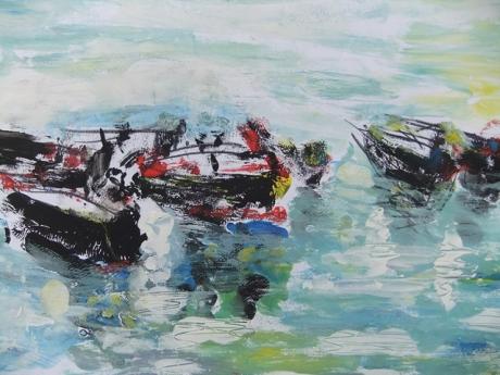 Boote am See.1 - Teresa Miosga - Array auf Array - Array - Array Boote am See.1 - Teresa Miosga - Array auf Array - Array - Array