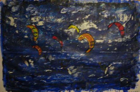 kite surfers - Inken Stampa - Array auf Array - - kite surfers - Inken Stampa - Array auf Array - -