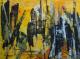 yellow-black,City-Serie - wolfgang mayer - Acryl auf - Abstrakt - yellow-black,City-Serie - wolfgang mayer - Acryl auf - Abstrakt -