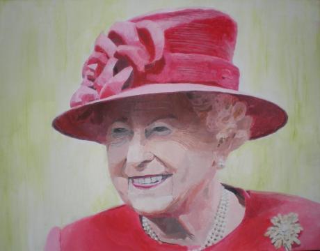 PORTRÄT HER MAJESTY QUEEN ELIZABETH II. - wanda spirit - Array auf Array - Array - Array PORTRÄT HER MAJESTY QUEEN ELIZABETH II. - wanda spirit - Array auf Array - Array - Array