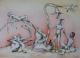 Surrealistische Zeichnung - Michael Haack - Bleistift-Farbstift auf - Sonstiges - Surrealistische Zeichnung - Michael Haack - Bleistift-Farbstift auf - Sonstiges -
