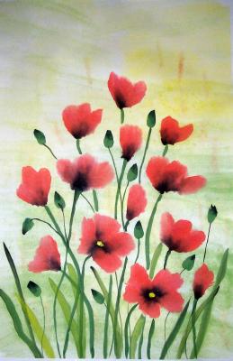 Poppies - Karin Bebber - Array auf Array - Array - Poppies - Karin Bebber - Array auf Array - Array -