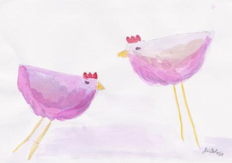 Chickens with yellow legs - Melanie Hinckel - Array auf - Array - Chickens with yellow legs - Melanie Hinckel - Array auf - Array -