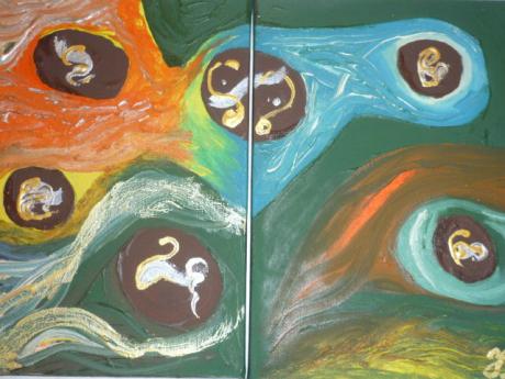 Abstraktika - Yvonne Schmied - Array auf Array - Array - Array Abstraktika - Yvonne Schmied - Array auf Array - Array - Array