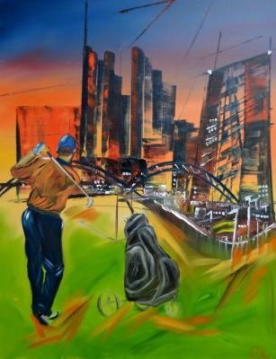 Golfspieler I -Frankfurt-Serie - wolfgang mayer - Array auf - - Array Golfspieler I -Frankfurt-Serie - wolfgang mayer - Array auf - - Array