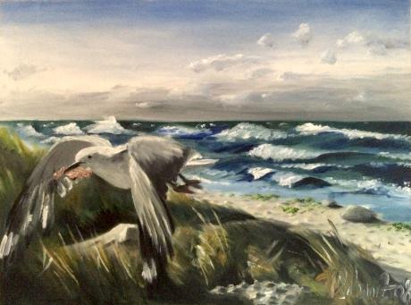 Möwe mit Lachsgerät - Laura Schwarz - Array auf Array - Array - Array Möwe mit Lachsgerät - Laura Schwarz - Array auf Array - Array - Array