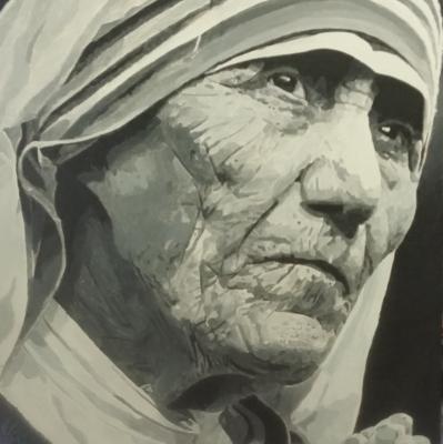 PORTRÄT MUTTER TERESA - wanda spirit - Array auf Array - Array - Array PORTRÄT MUTTER TERESA - wanda spirit - Array auf Array - Array - Array