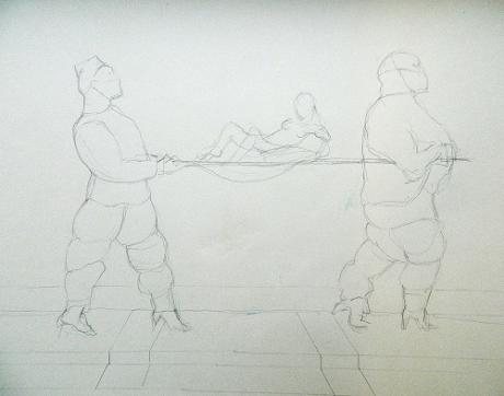 Die Sänftenträger - Michael Haack - Array auf - Array - Die Sänftenträger - Michael Haack - Array auf - Array -