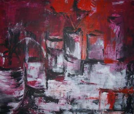 Stillleben mit Rot - Ute Guetling, ehem. Kaus - Array auf - Array - Stillleben mit Rot - Ute Guetling, ehem. Kaus - Array auf - Array -