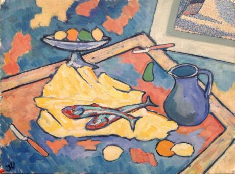 Still life with lemon and fish - Jan Willem Versteeg - auf - Array - Still life with lemon and fish - Jan Willem Versteeg - auf - Array -