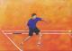 Tennisspieler - S. Blankenagel - Acryl-Ãl auf Leinwand - Menschen - Figuration Tennisspieler - S. Blankenagel - Acryl-Ãl auf Leinwand - Menschen - Figuration