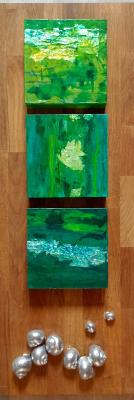 Triptychon Grün - Ute Guetling, ehem. Kaus - Array auf Array - Array - Triptychon Grün - Ute Guetling, ehem. Kaus - Array auf Array - Array -