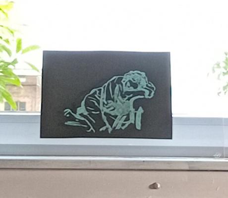 ---Rembrandts schlafende Frau Sask als Glasgravur - Sandra Schmit - Array auf - Array - ---Rembrandts schlafende Frau Sask als Glasgravur - Sandra Schmit - Array auf - Array -